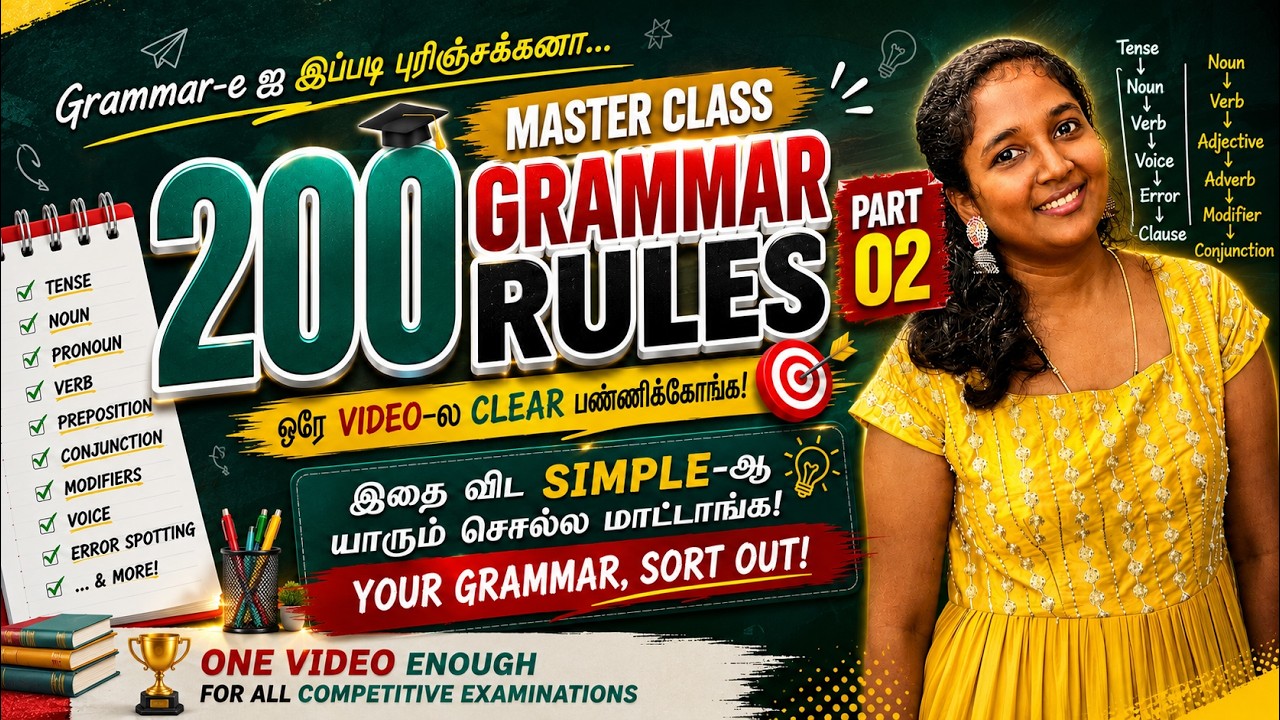 200 GRAMMAR RULES | MASTER CLASS | YOUR GRAMMAR SORT OUT | PART 02