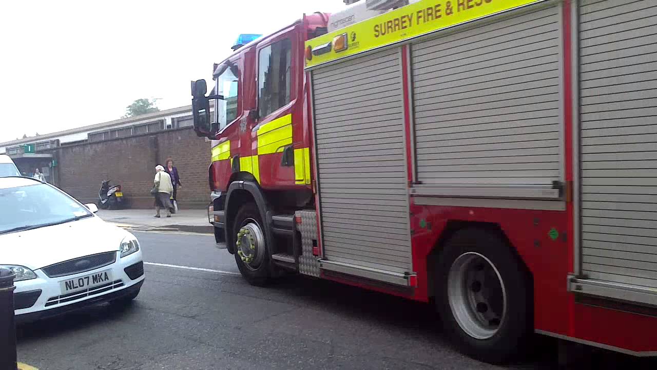 Woking 2nd water tender ladder