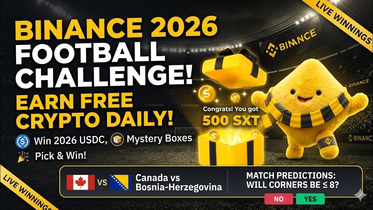 How to Win Free Crypto on Binance! | Binance 2026 Football Challenge | Pick & Win Offer