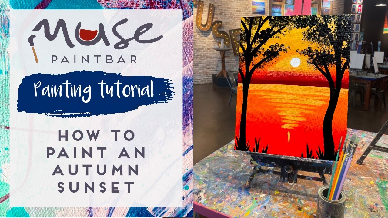 Tutorial: How to Paint an Autumn Sunset
