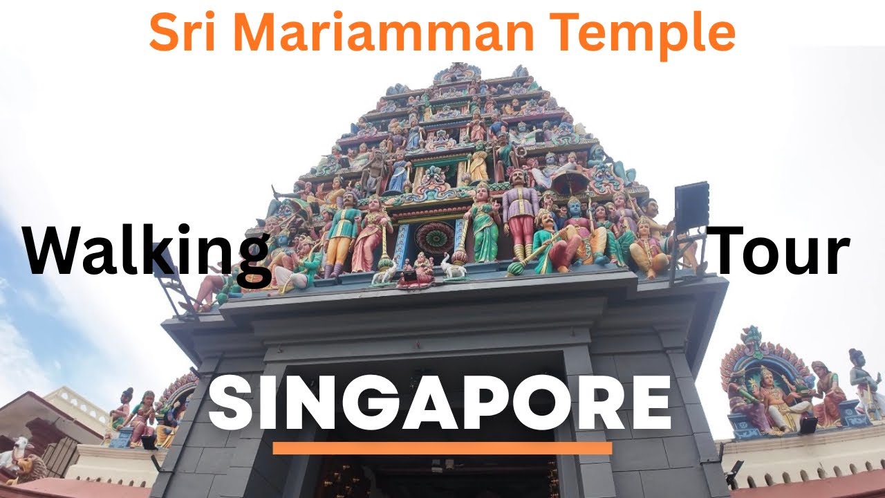 Singapore 🇸🇬 | Sri Mariamman Temple | Oldest Hindu Temple in Singapore | WalkingTour with #singapore