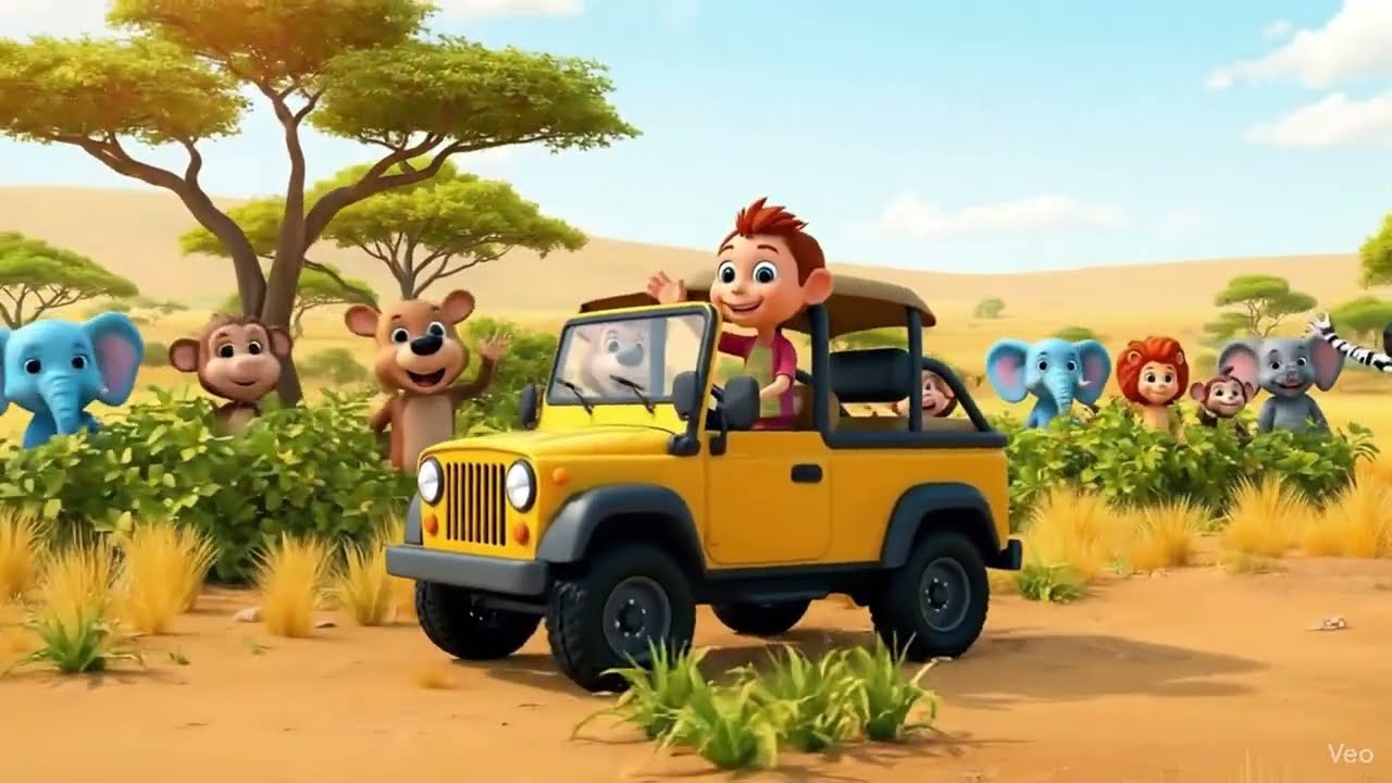 Nursery Kids Song |Safari Animals Song