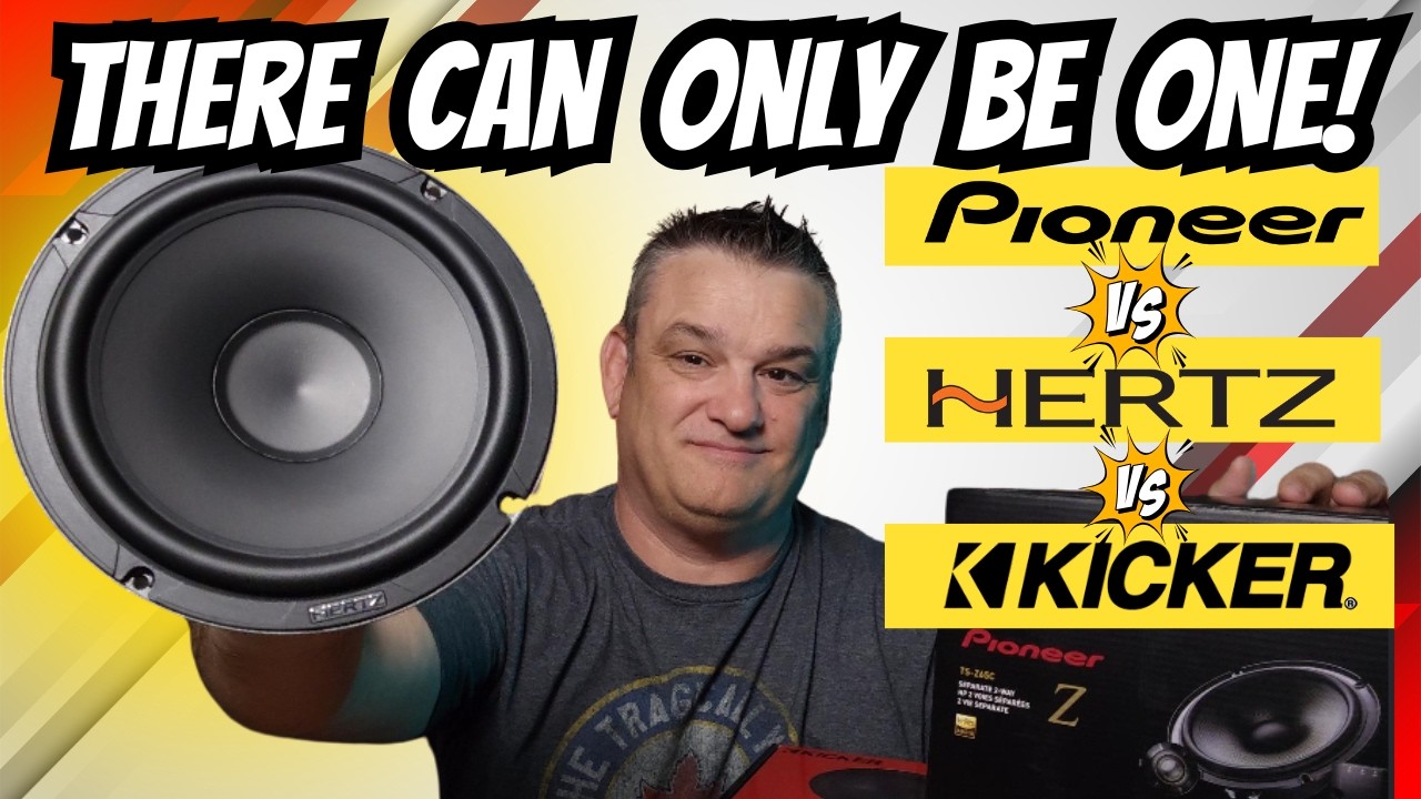 Какие 6,5-дюймовые компонентные динамики лучше? Hertz, Pioneer или Kicker!