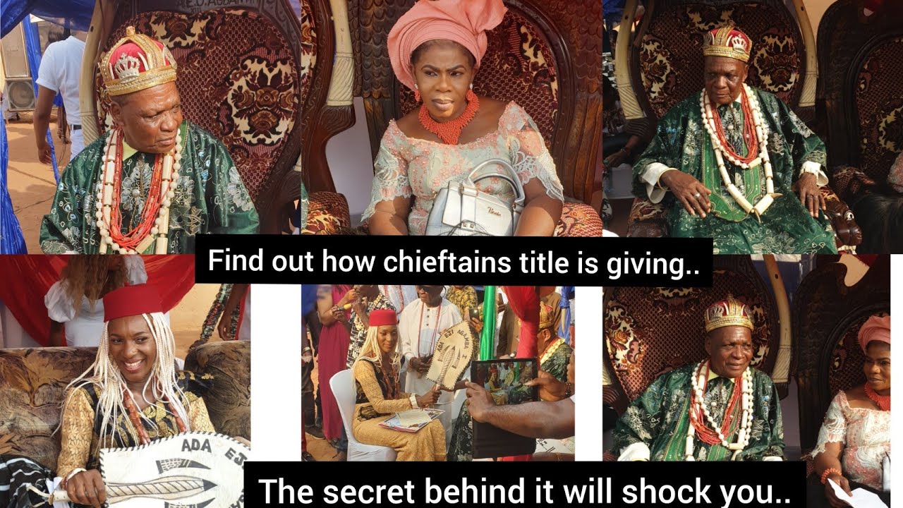 HOW IGBO CHIEFTAINCY TITLE IS GIVEN...#Imo state ORLU..igbo title conferment