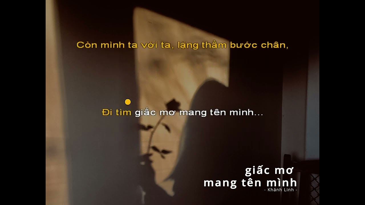 [ Karaoke - Beat ] Giấc Mơ Mang T&ecirc;n M&igrave;nh - Kh&aacute;nh Linh