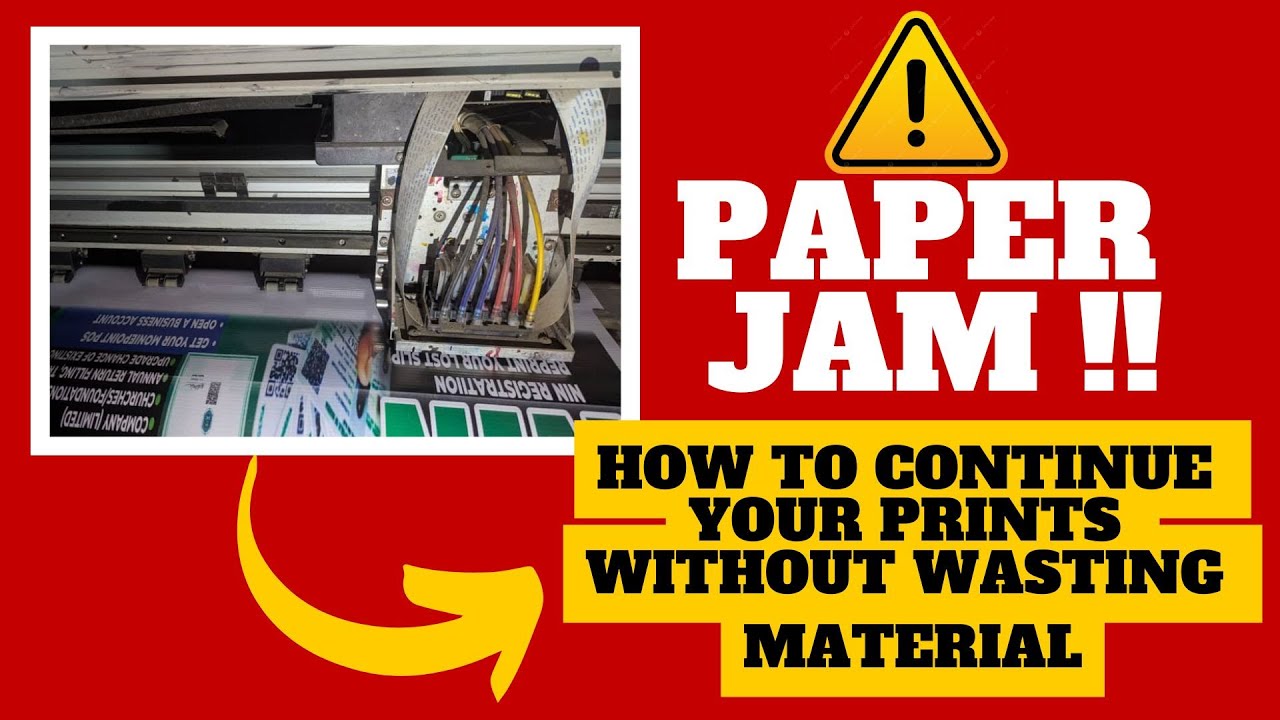 Stop Wasting Banner! How to Recover a Print After Paper Jam on XP600 Machines