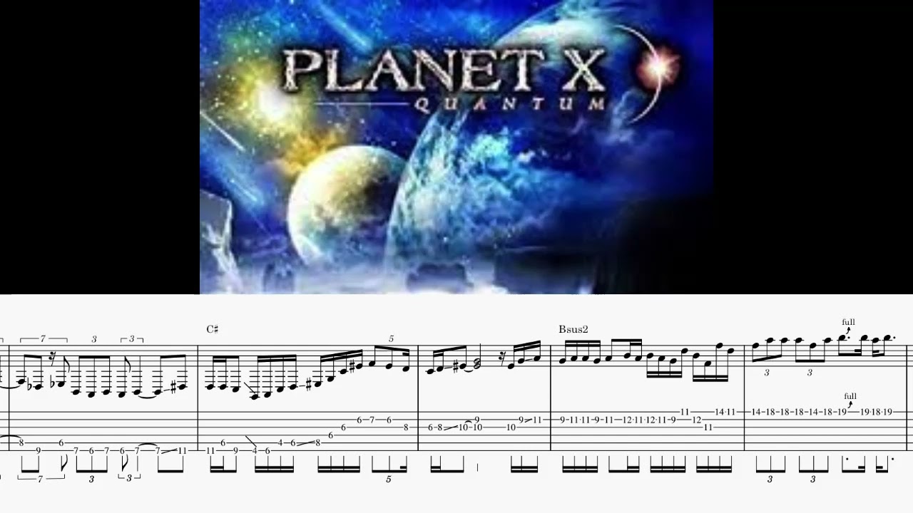 Brett Garsed/Planet X- Alien Hip Hop guitar solo transcription