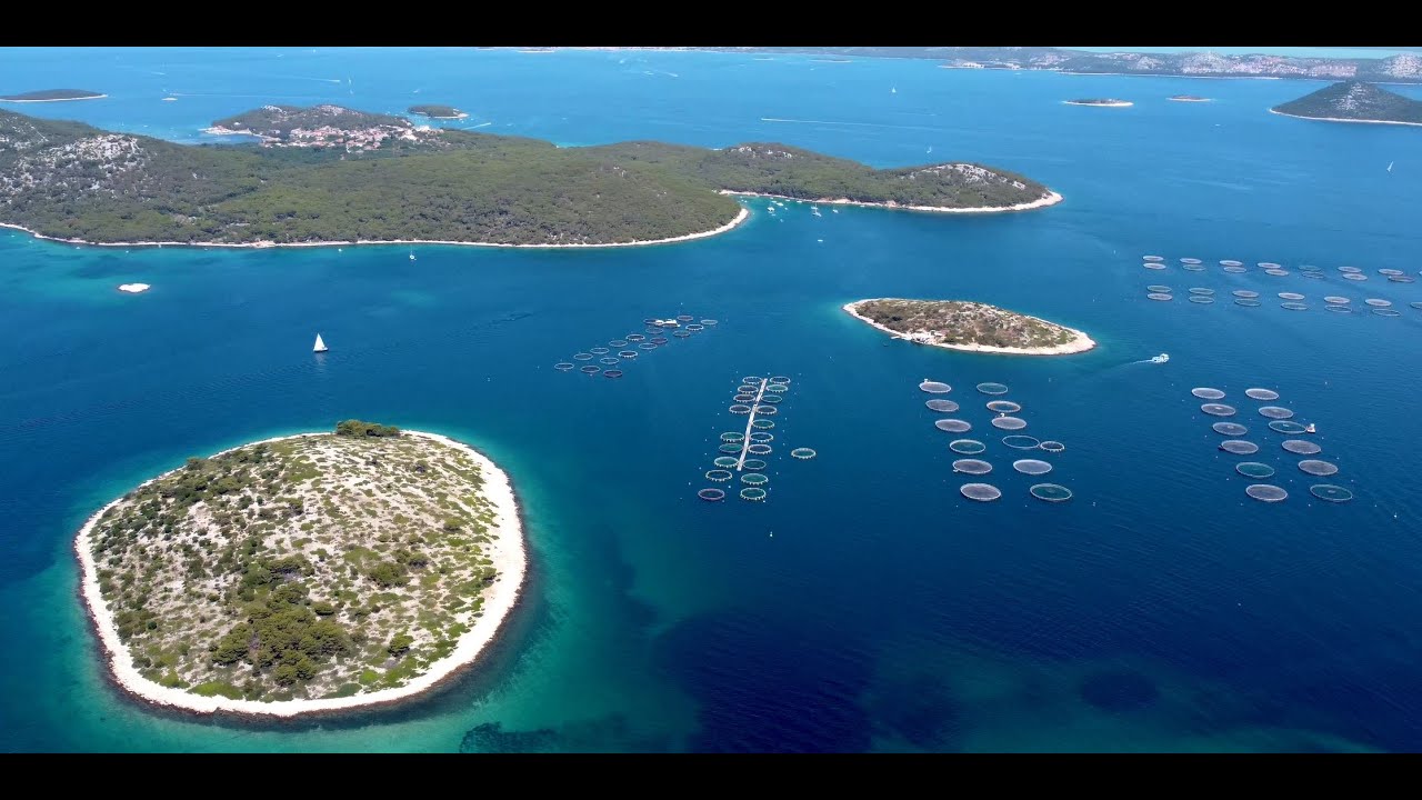 Croatia - Biograd na Moru Boat Trip - Drone video 4k - Dalmatian Coast