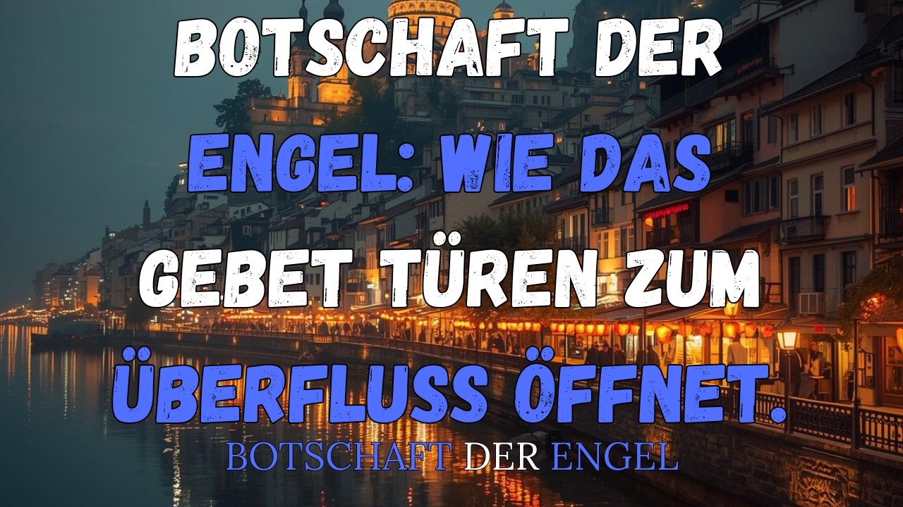 Botschaft der Engel: Wie das Gebet Türen zum Überfluss öffnet