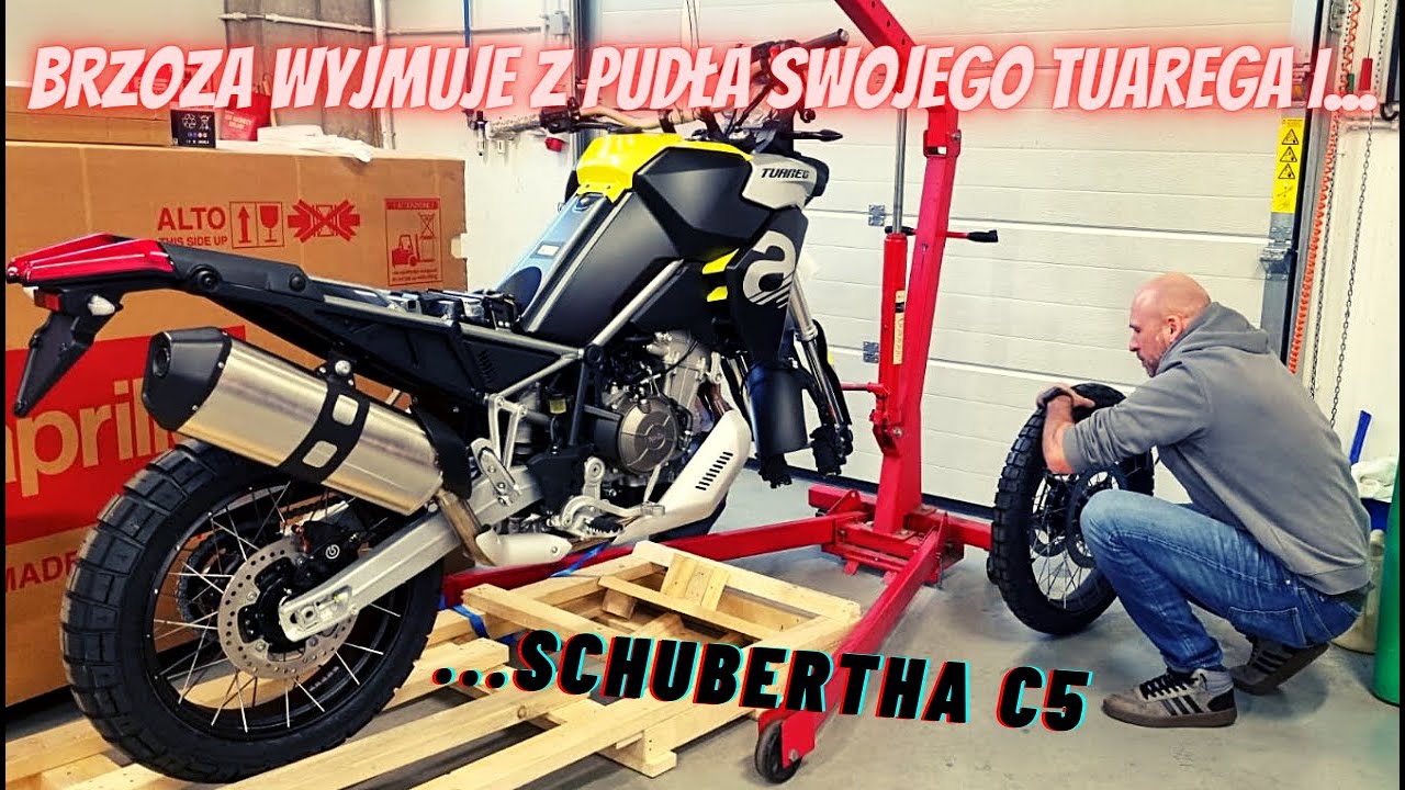 Aprilia Tuareg 660 i Schuberth C5 - unboxing! Nowe zabawki Brzozy na sezon 2022!