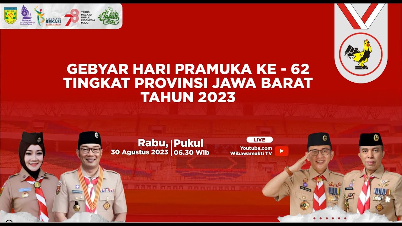 #live Gebyar Hari Pramuka Tingkat Provinsi Jawa Barat Tahun 2023