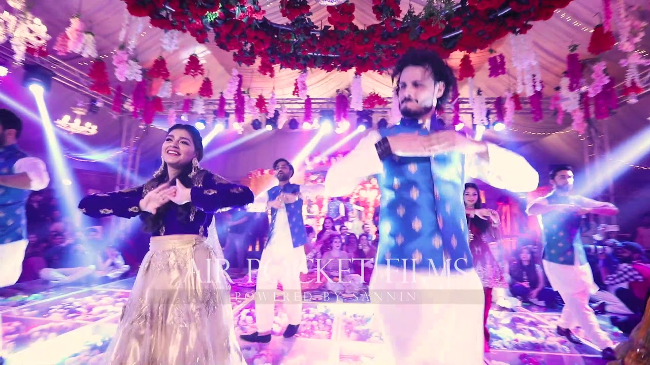 Osman Khalid Butt and Hareem Farooq Dance on Expert Jutt - Imran Raza Kazmi Wedding - Shendi