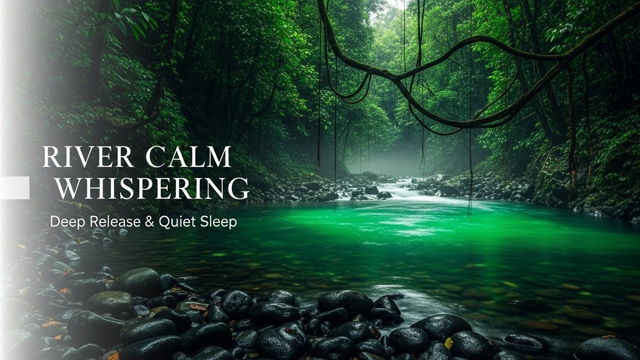 Relaxing Forest Ambience with Gentle Water Flow for Sleep Study Meditation and Inner Peace