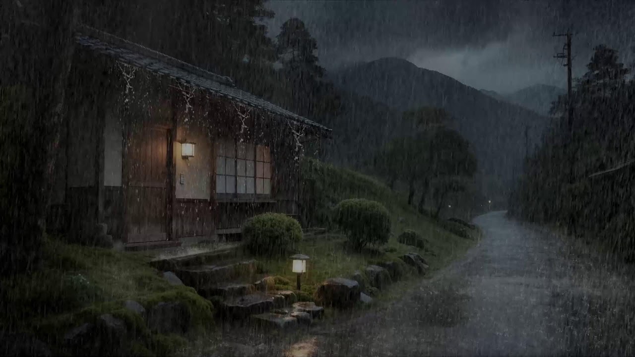 Peace Returns 🌧️ Rain Sounds Over Countryside Roof for Deep Sleep and Calm 😴