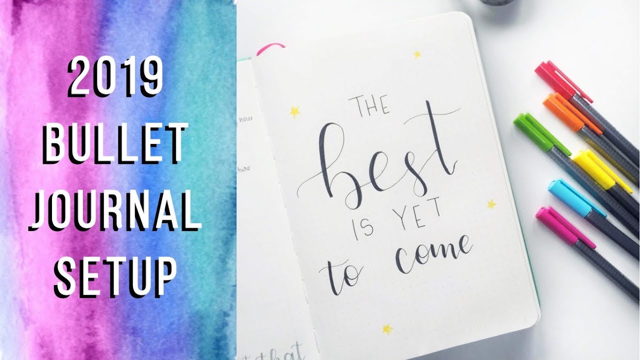 2019 BULLET JOURNAL SETUP