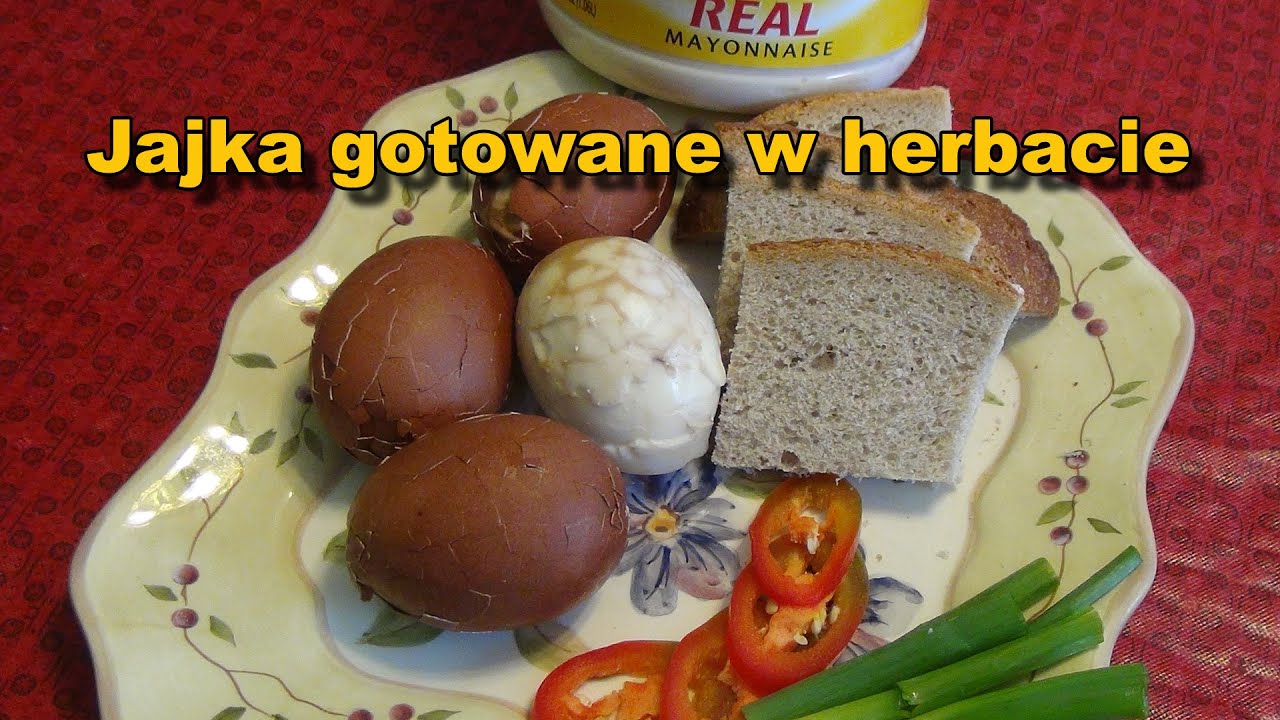 Jajka gotowane w herbacie po chinsku
