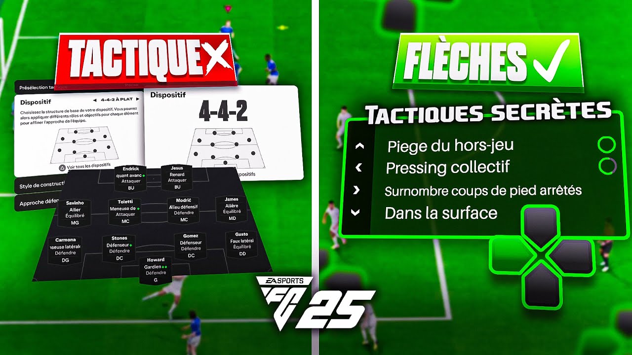 Les Tactiques FLÈCHES Mieux que les TACTIQUES PERSO sur FC 25 ? 🎮🔥