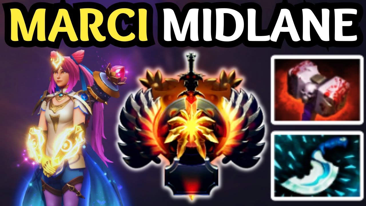 🔥 UNSTOPPABLE MARCI MID — MELTING ENEMIES WITH BURST PUNCH !! DOTA 2 GAMEPLAY 🔥