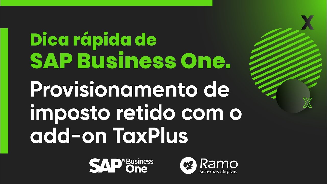 Provisionamento de imposto retido com o add on TaxPlus