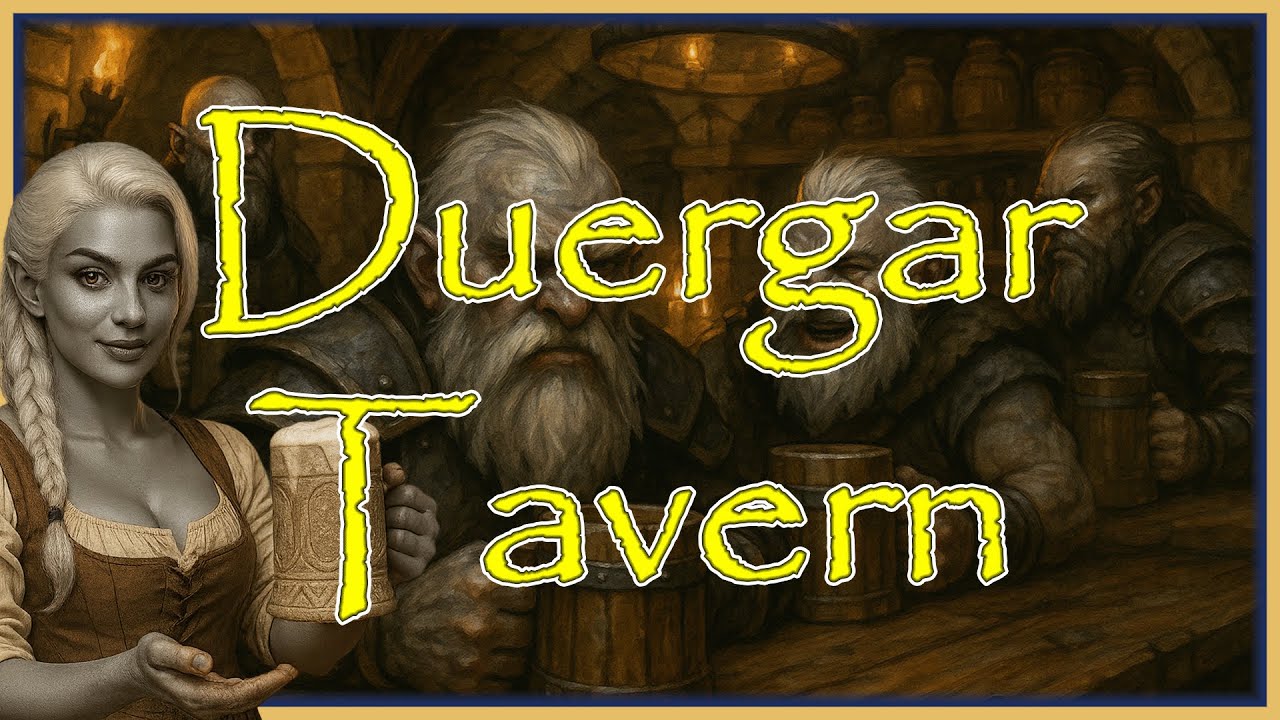 Duergar Tavern | Dark Fantasy Music | D&D | TTRPG | 1 Hour