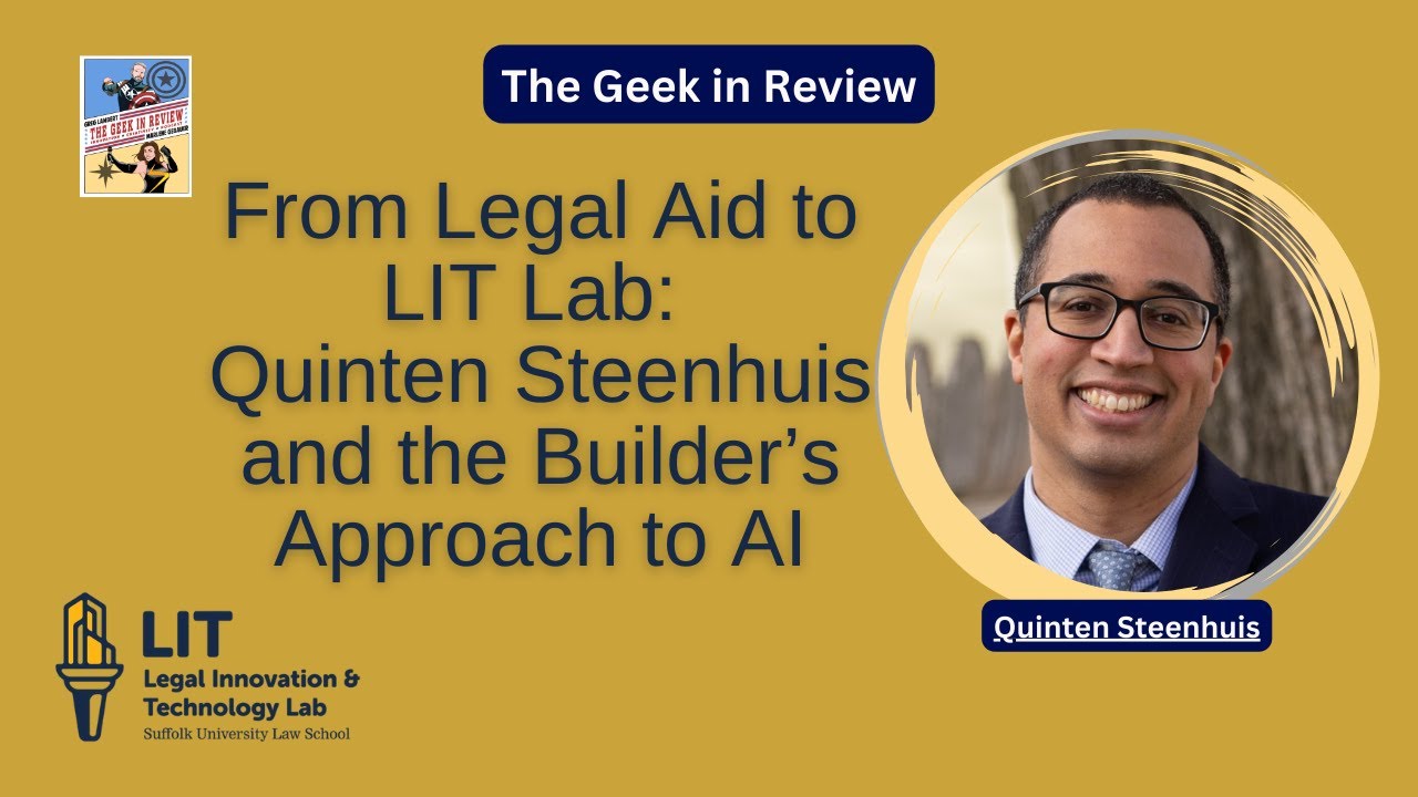 From Legal Aid to LIT Lab: Quinten Steenhuis and the Builder’s Approach to AI