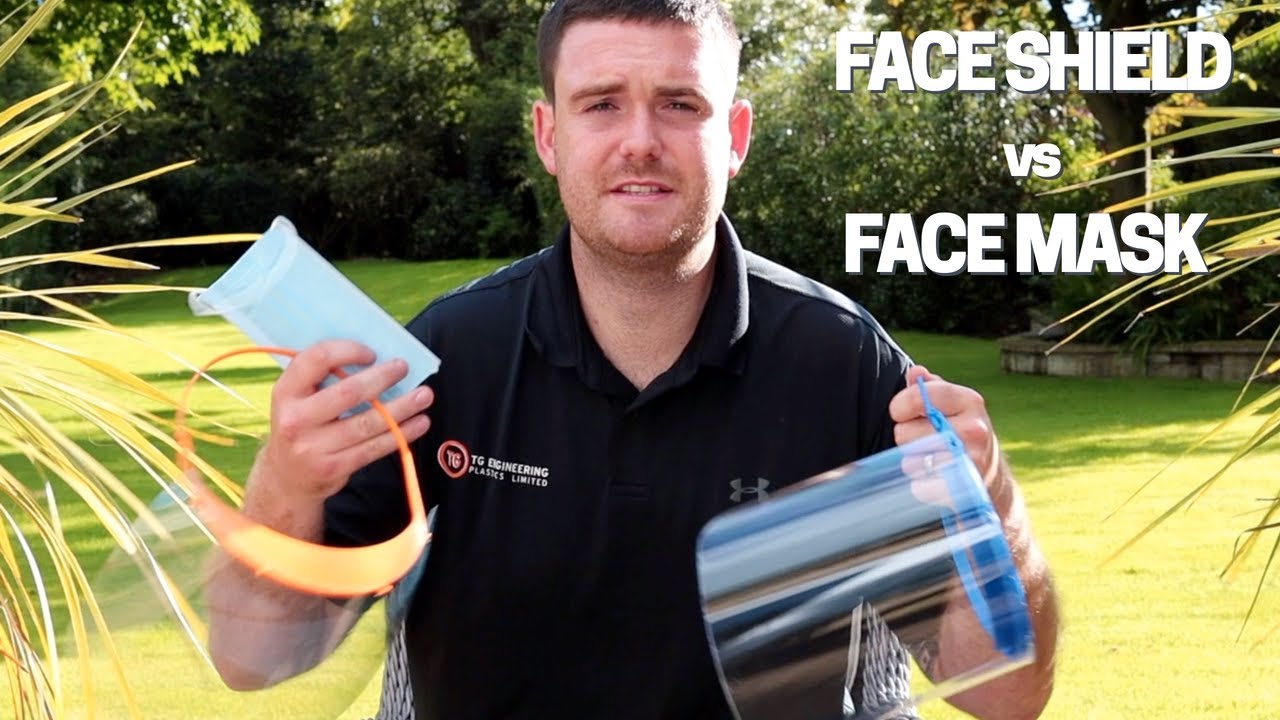 Face Shield vs Face Mask - Which is better? Review of Both! LIGHTWEIGHT AND COMFORTABLE