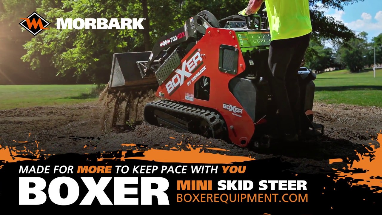Morbark Boxer Equipment 600HD & 700HDX Mini Skid Steer Features Walk-Around