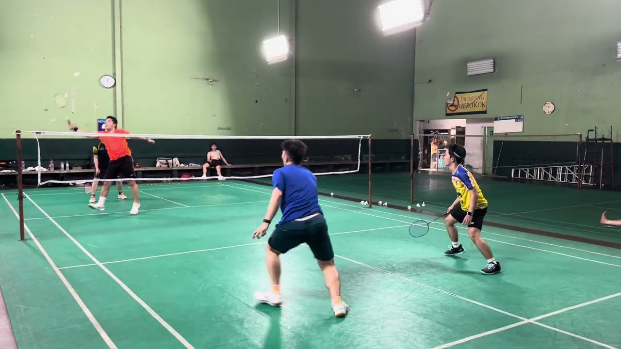 Franz / Erik vs Juri / Ardi - Badminton for hobby (Bros)