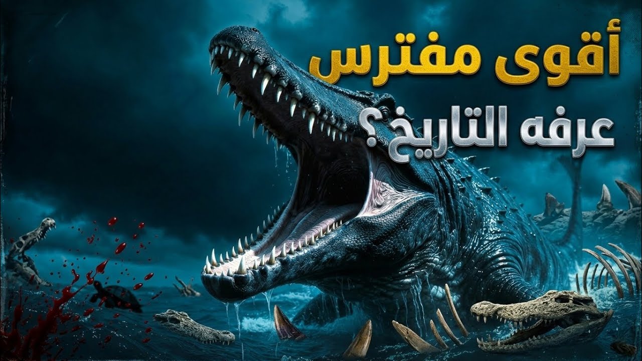 أقوى مفترس عرفه التاريخ؟ الموساسورس المرعب