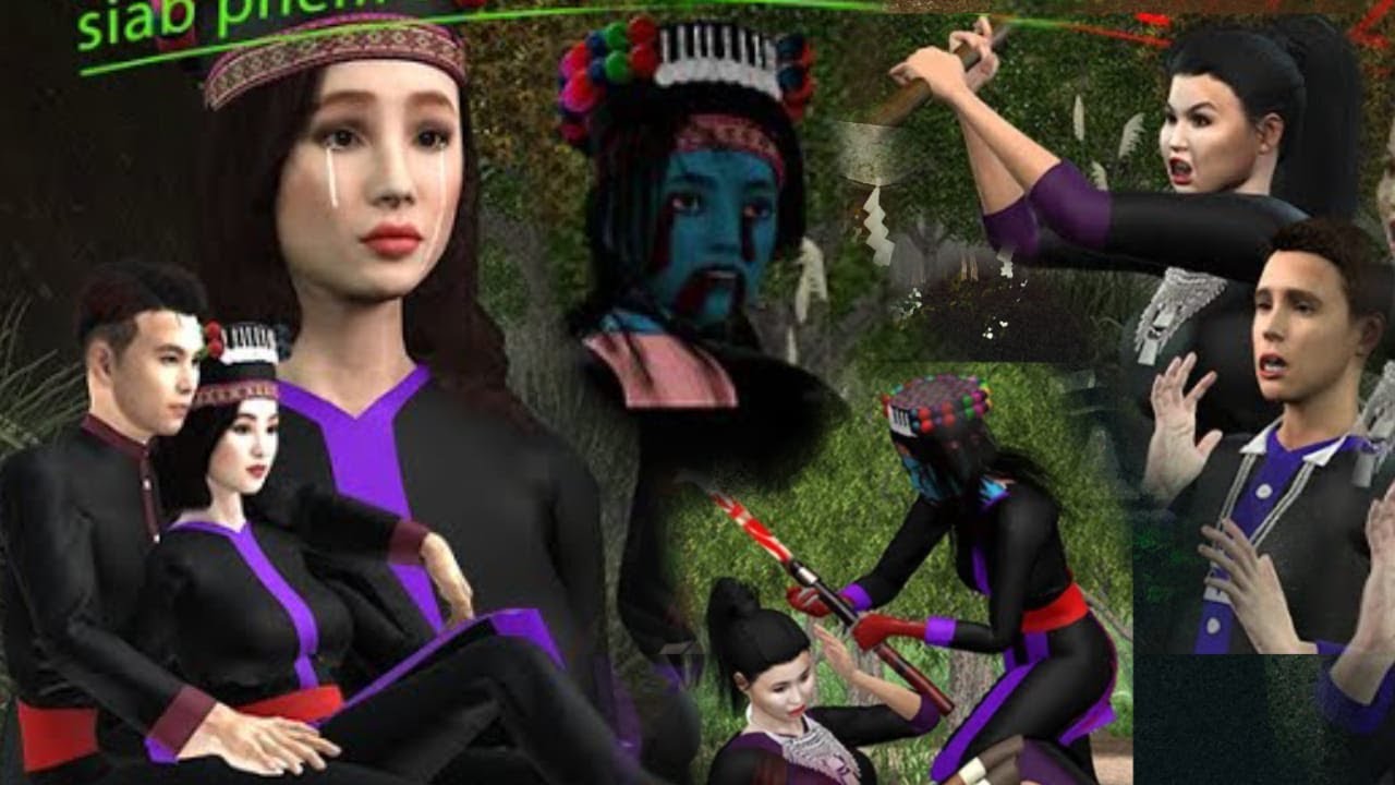 niam hlob tua niam ntxawm tuag ua dab (nam qub zoo saib lom zem)