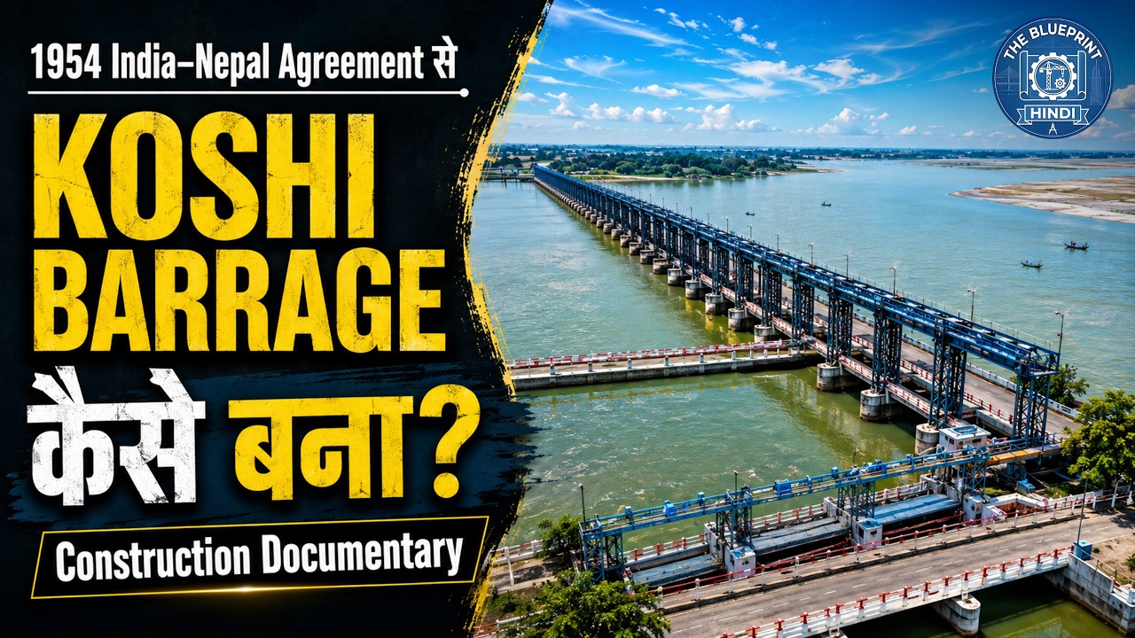 The Kosi Project Born from the 1954 India&ndash;Nepal Agreement&hellip; How Was the Koshi Barrage Built? 😳 Con...