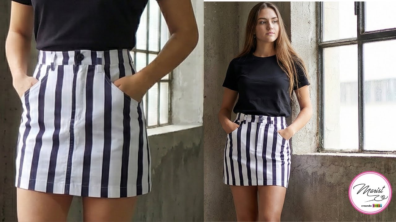 #09 Aprende a coser una falda fácil paso a paso