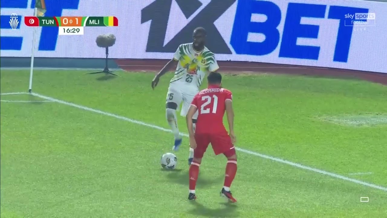 Mali ataque con movilidad de doble punta Koiya y Sinayoko vs Tunez 20.01.24