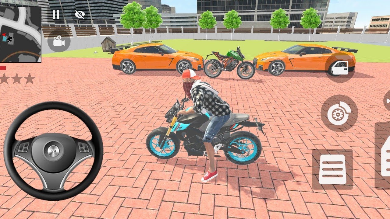 🎮 Franklin Order By 2️⃣ Supercar And 1️⃣ Modified Kawasaki Ninja H2R 💥 In Indian 🇮🇳 Theft Simulator🎮
