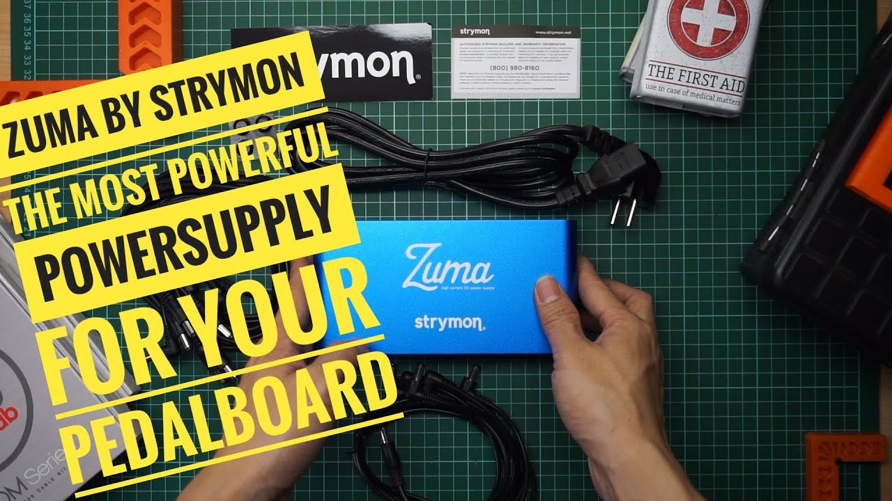 The most powerfull power supply for your pedalboard - Zuma by strymon