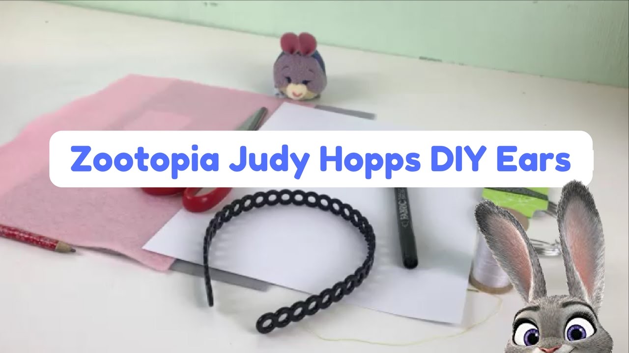 Zootopia Judy Hopps DIY Ears