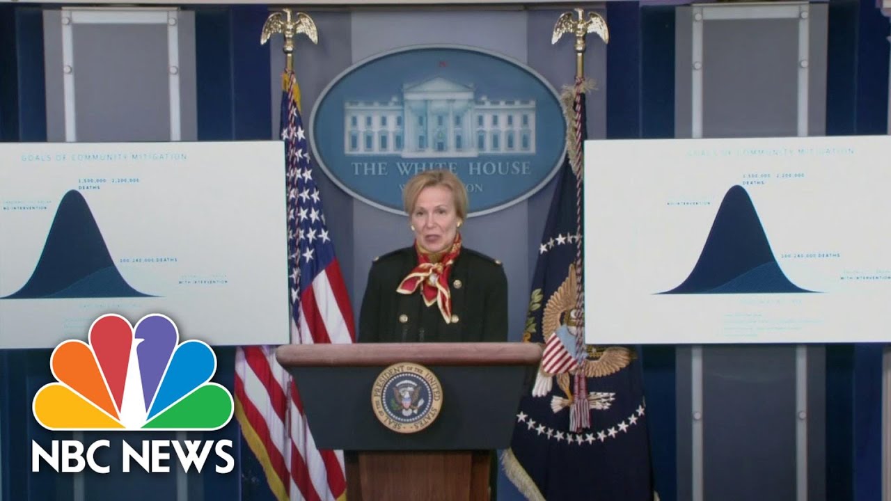 Dr. Birx Outlines Estimated Coronavirus Deaths In April | NBC Nightly News