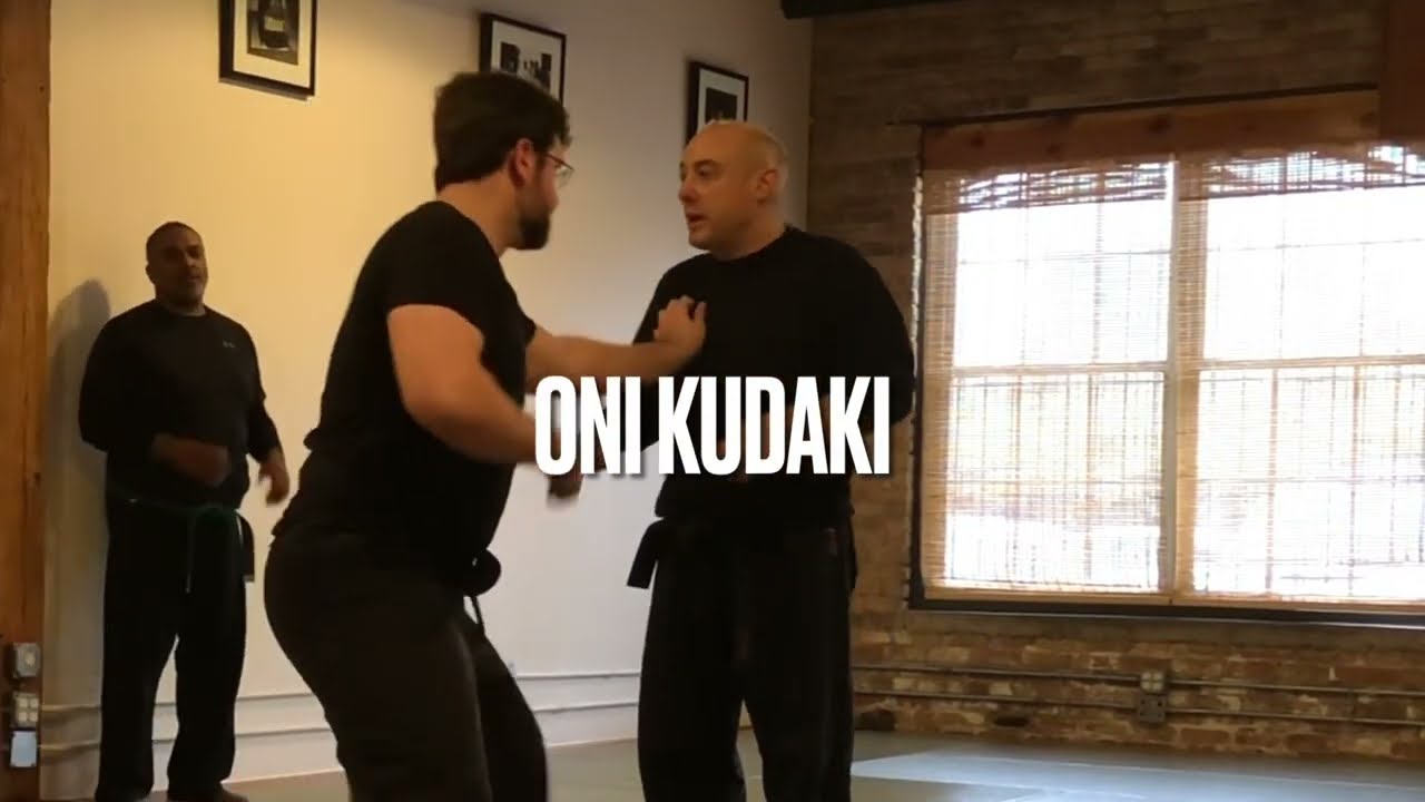 Oni kudaki from Bujinkan Kihon Happo.