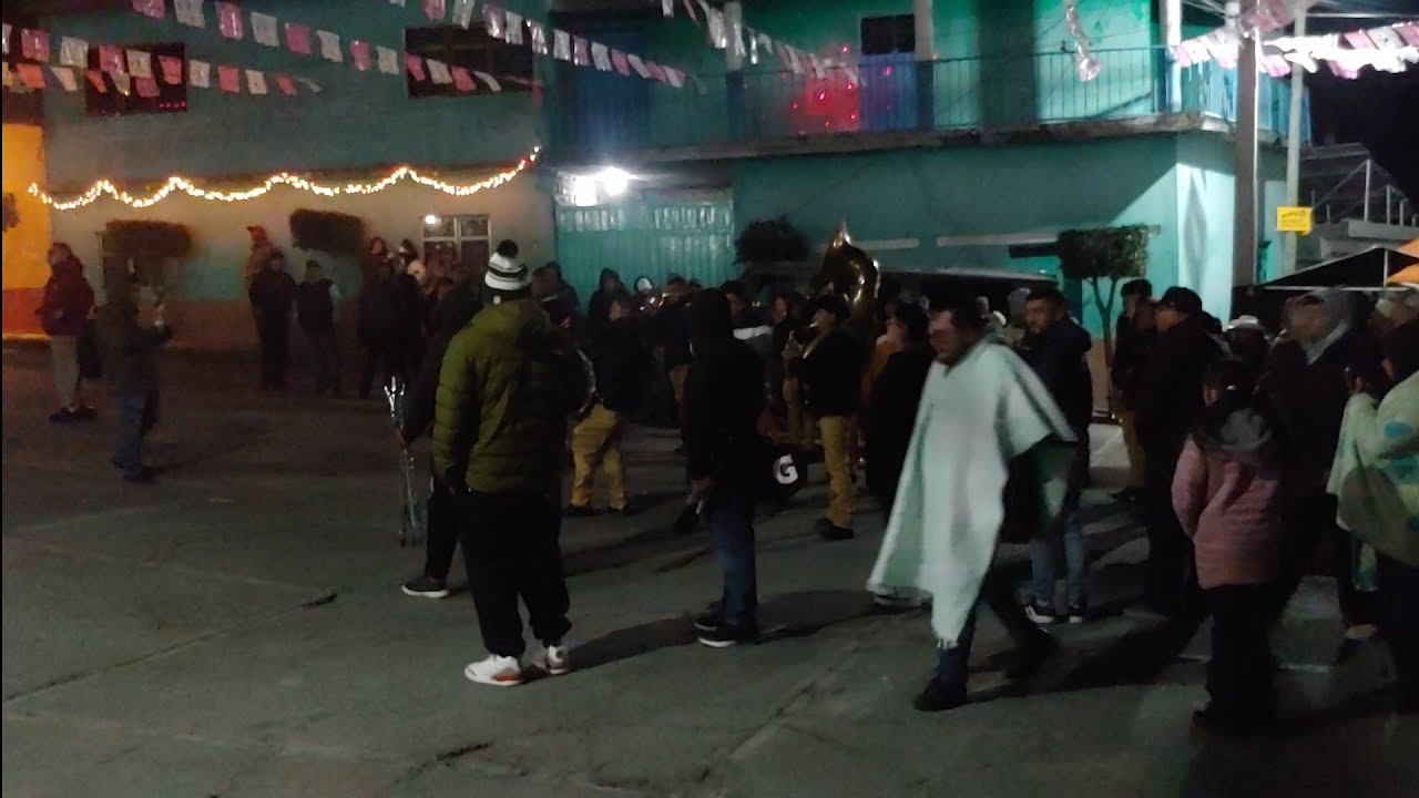 Llegada de la banda Constelación a la iglesia Trojes 2026 municipio de Álvaro Obregón Michoacán 