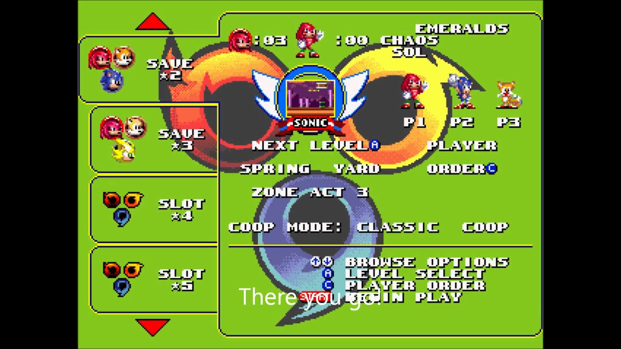 Sonic Classic Heroes cheats: How to get Super Sonic and 15 continues and night mode.