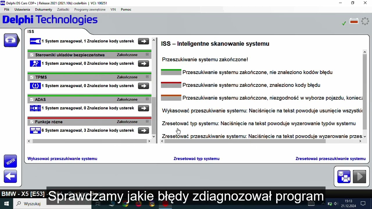 Delphi 2021.10b - Jak używać funkcji ISS | DS150E | CDP+