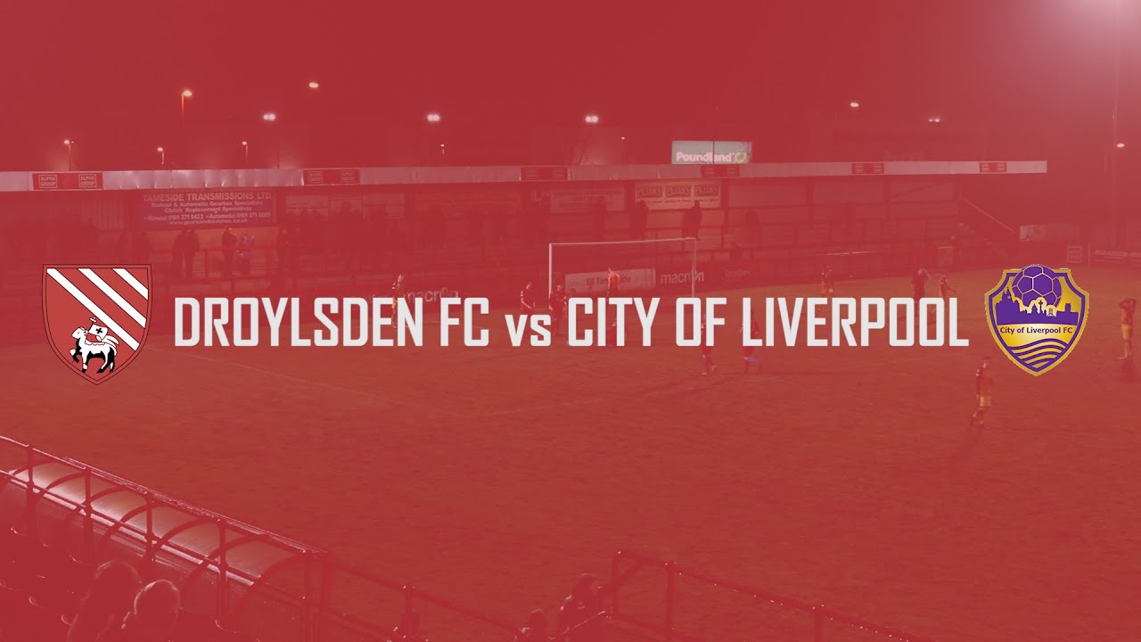 Droylsden FC vs City of Liverpool Highlights (1-1) 28/12/19 Northern Premier League North West