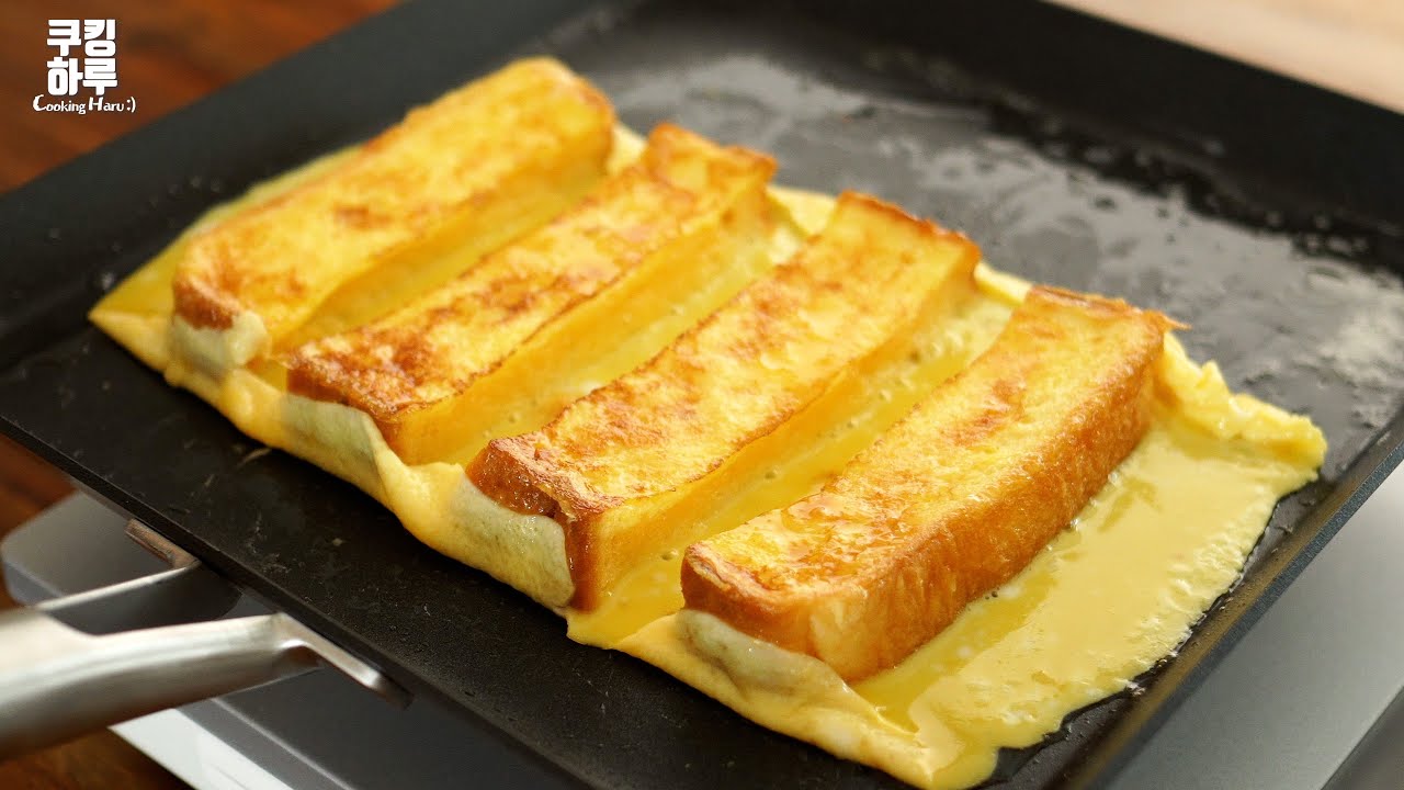계란말이? 프렌치 토스트??!! 놀라운 계란 식빵 요리!!