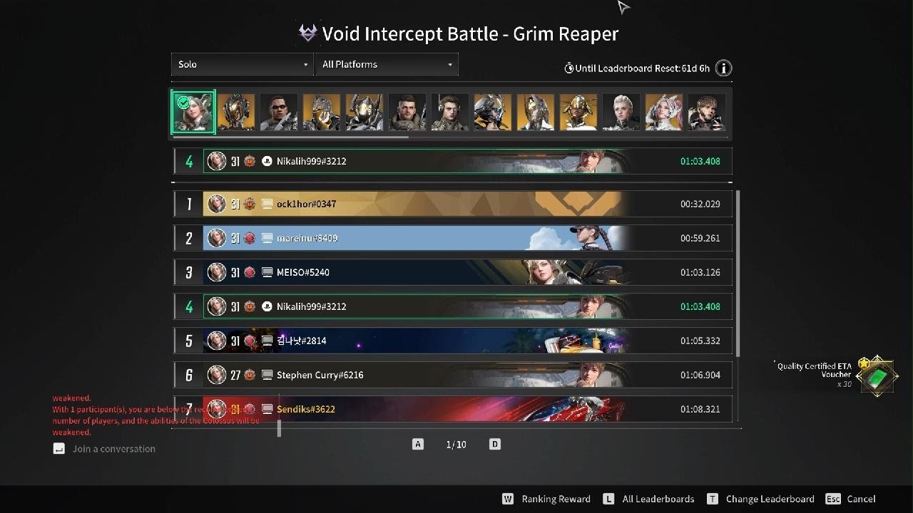 1:03 Grim Reaper with Serena