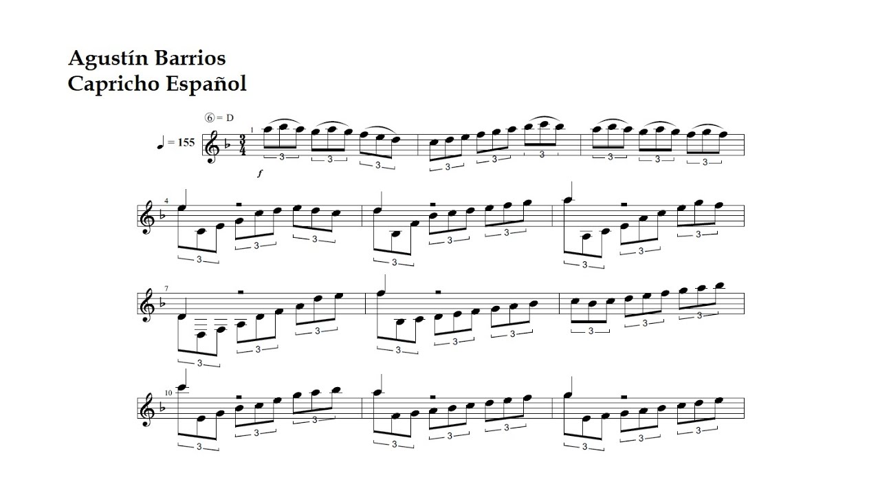 A. Barrios. Capricho Español