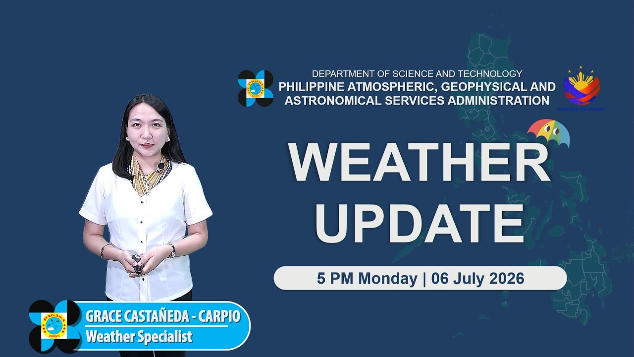 Public Weather Forecast issued at 5:00 PM | July 06, 2026 - Monday