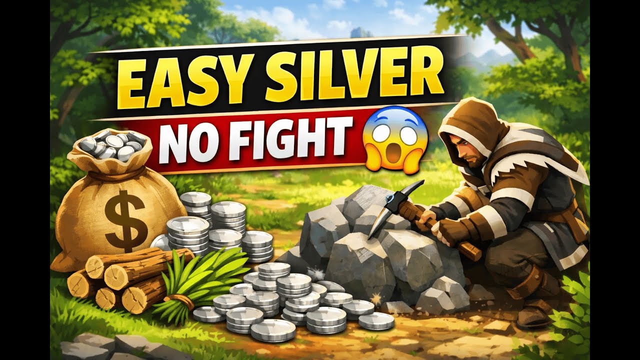Silver Grinding LIVE 🔥 | Fast Silver Farm in Albion Online | Zero to Rich Journey