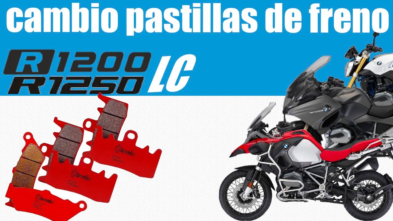 BMW R 1200  GS LC RT R RS Cambio de pastillas de freno (. Se han corregido errores de grabación )
