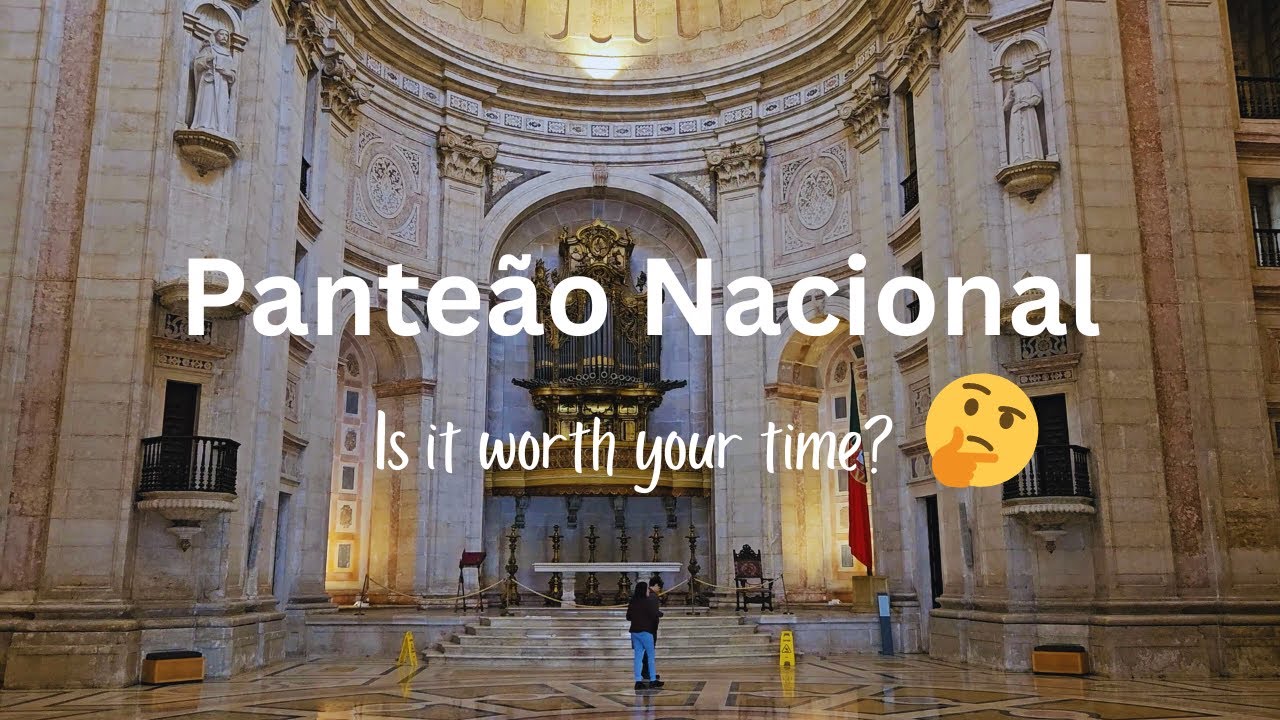 4K National Pantheon, Lisbon 🇵🇹 | Silent Walking Tour with Subtitles