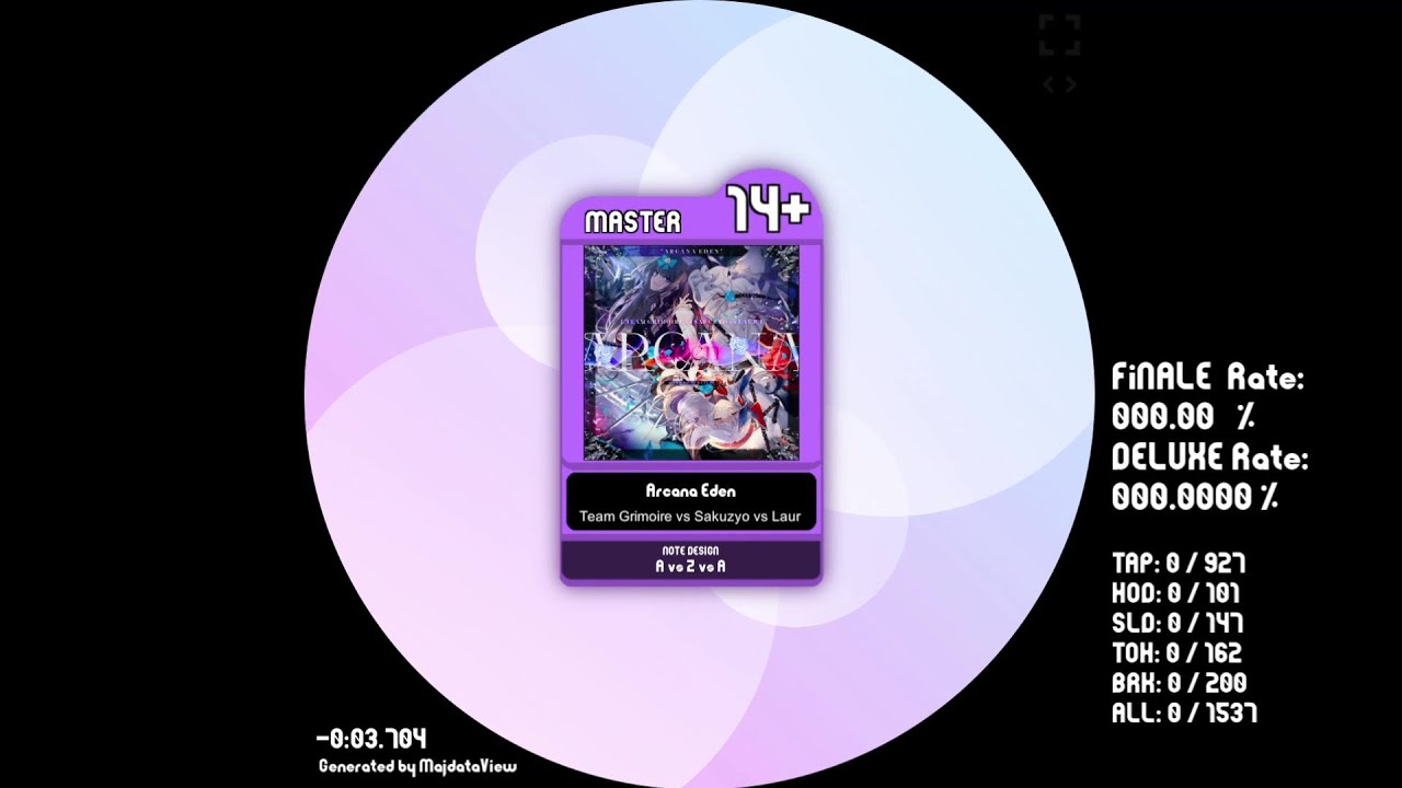 [ Final Verdict Pack 5 ] Arcana Eden [ maimai 創作譜面 MASTER 14+ DX ]
